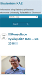 Mobile Screenshot of kae.cz